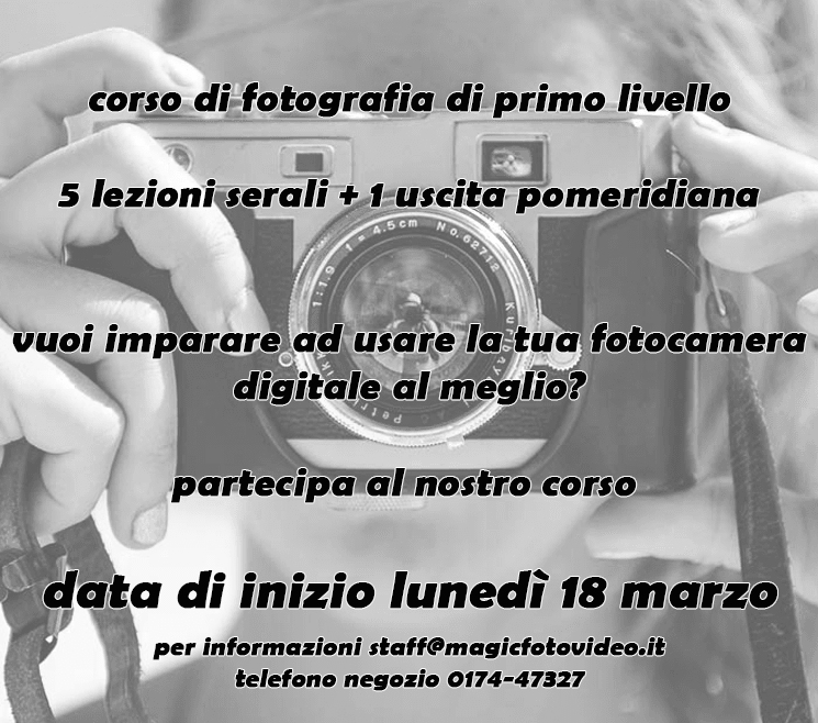 Corso di fotografia primavera 2019