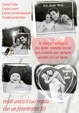 Incisioni 3d nel cristallo